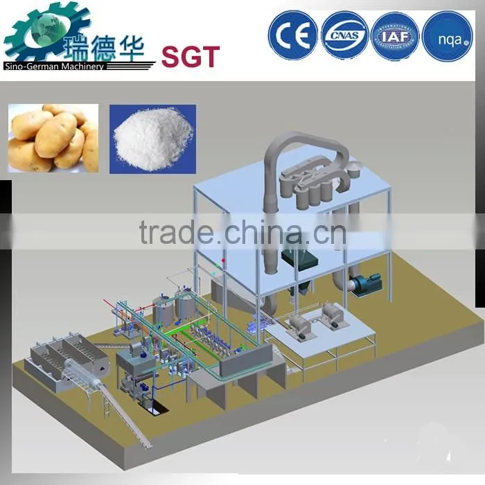 SGT 25t/hPotato starch production line