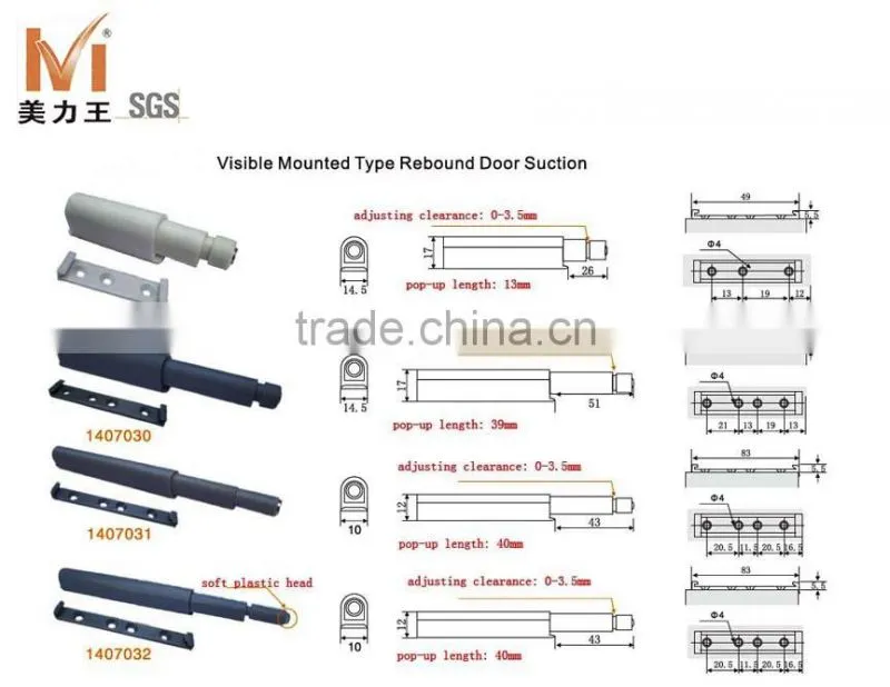 the most popular push to open door catch system