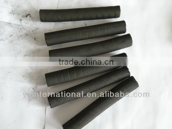 Low ash flameless stick bbq hookah shisha charcoal