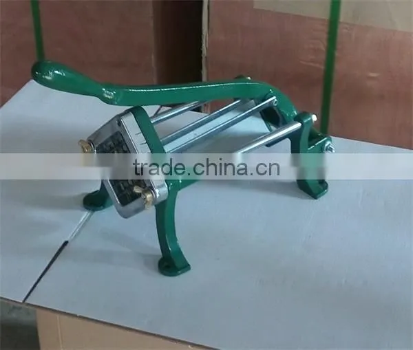 Manual Commercial French Fry Cutter potato chip cutter with three blades