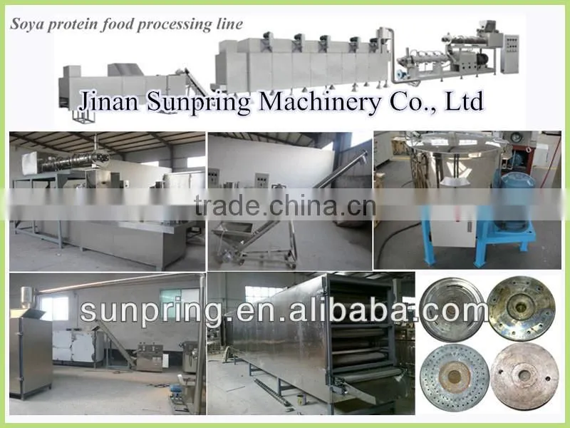 Textured vegetable protein processing line