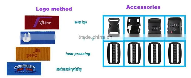 Fashion practical luggage straps with colorful plastic buckle