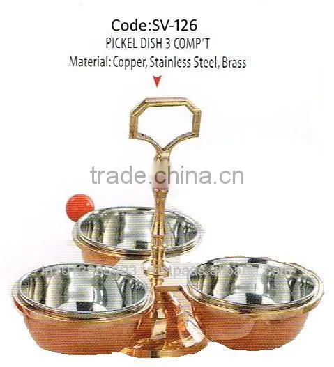 Pickle Dish 3 Comp't