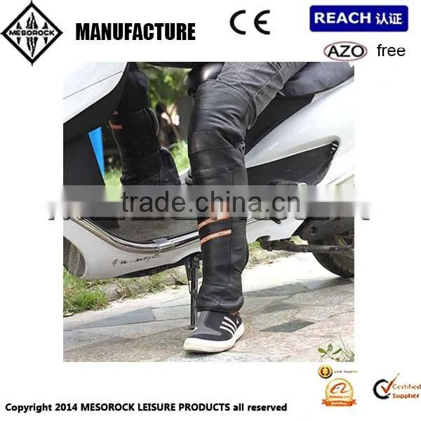 leather motorcycle leg warmer knee Protectors Off-Road electric bicycle