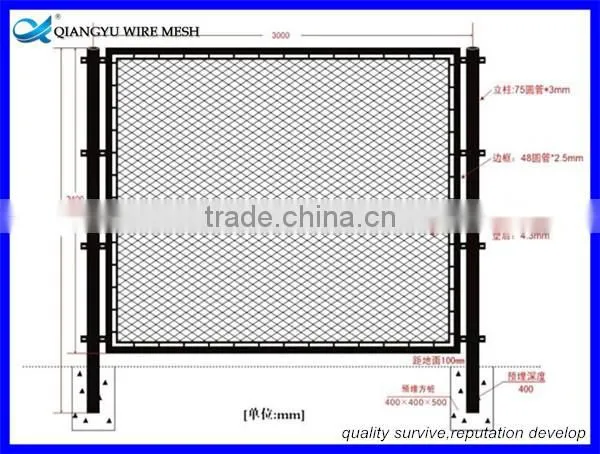chain link mesh chain link fence fitting, plastice chain link fence