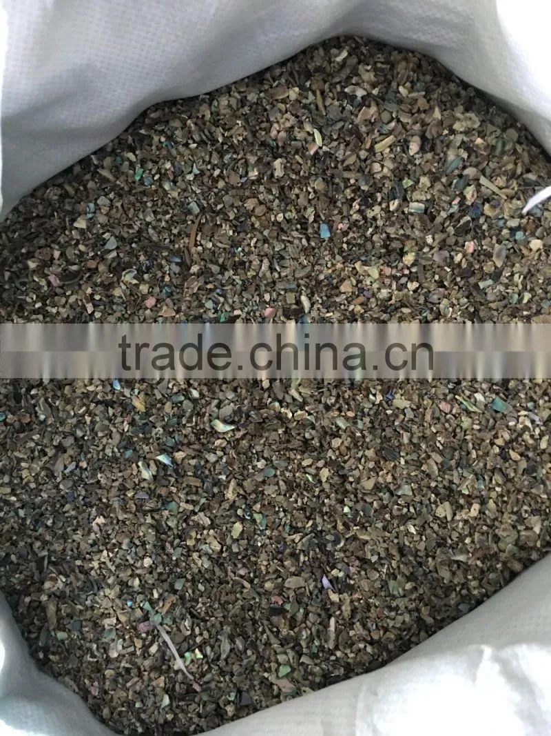Natural paua crushed abalone shell chips