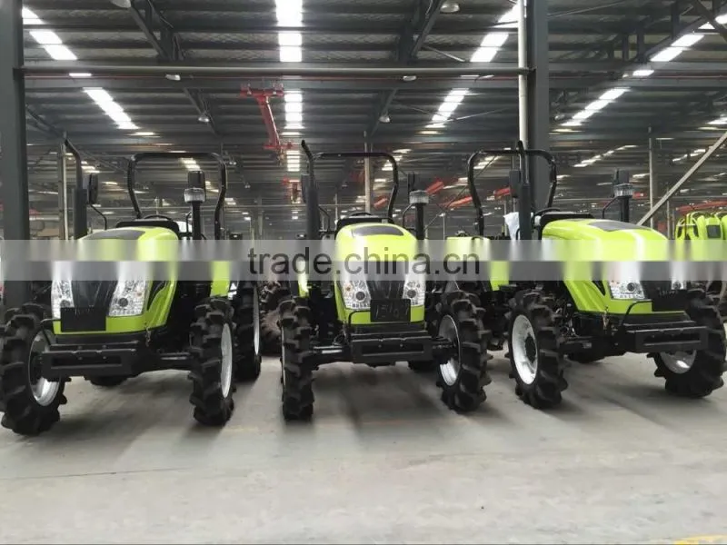 80hp 4WD wheel farm tractor with best service on sale