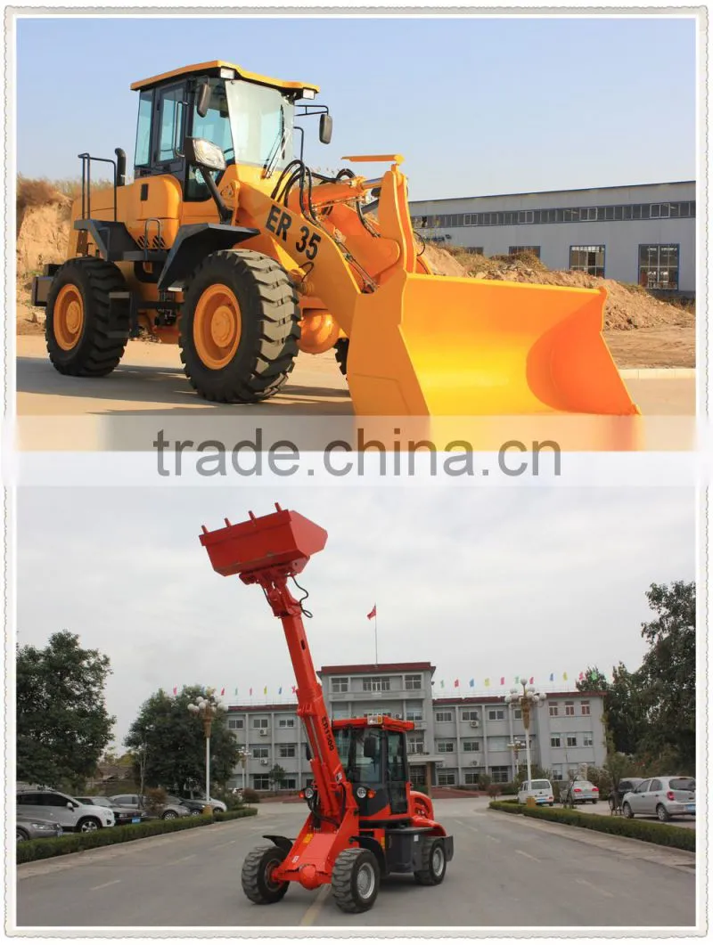 EVERUN telescopic forklift bucket loader with Telescopic Arm ER2000