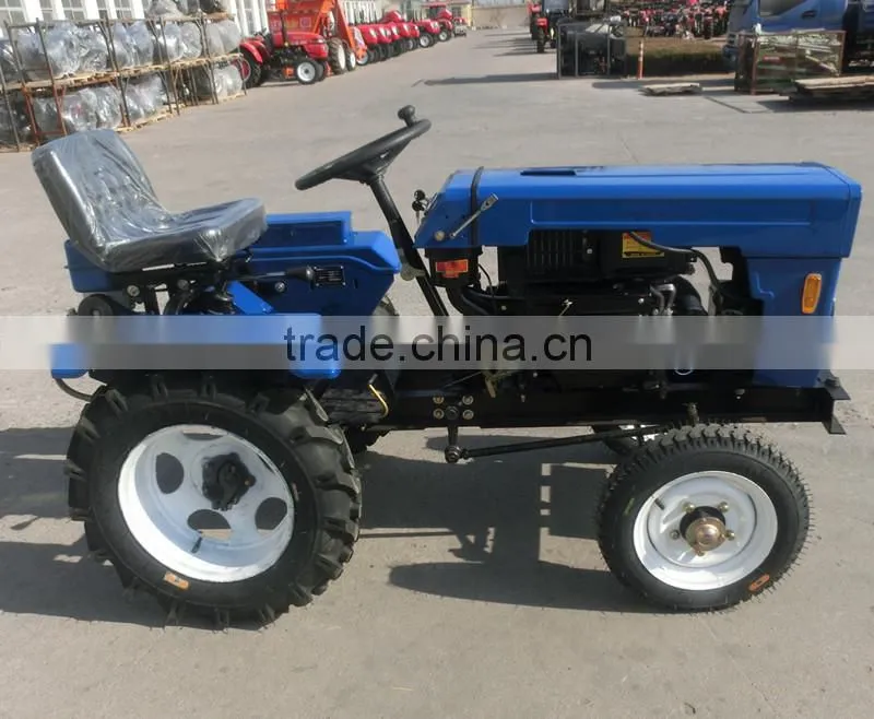 mini 12HP farm tractor, 4X2 wheel drive , with belt drive