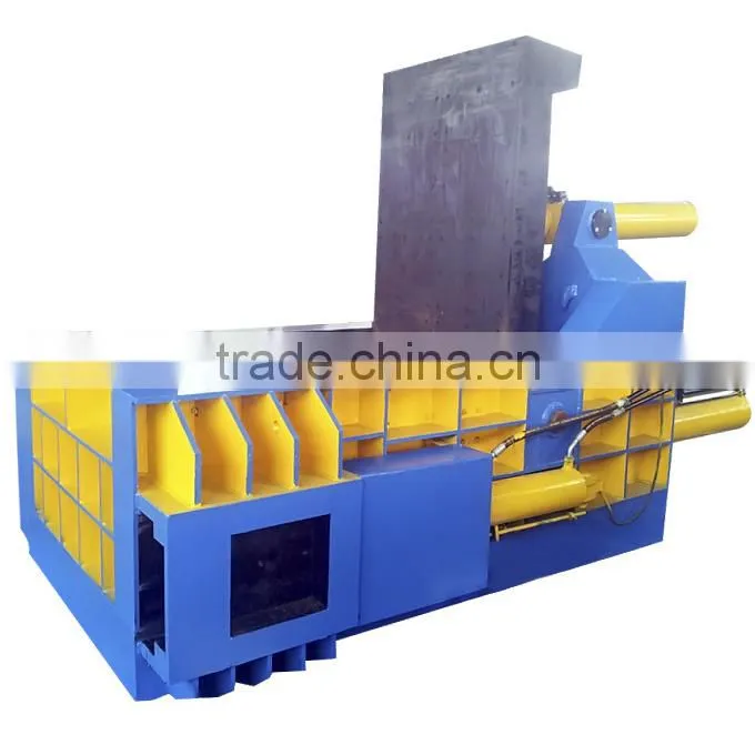 safe easy operating scrap metal chip compactor