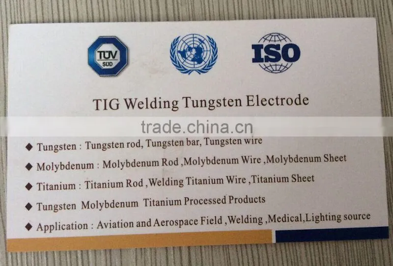 Export Welding WT20 Wolfram electrodes 1.6/2.4/3.2mm
