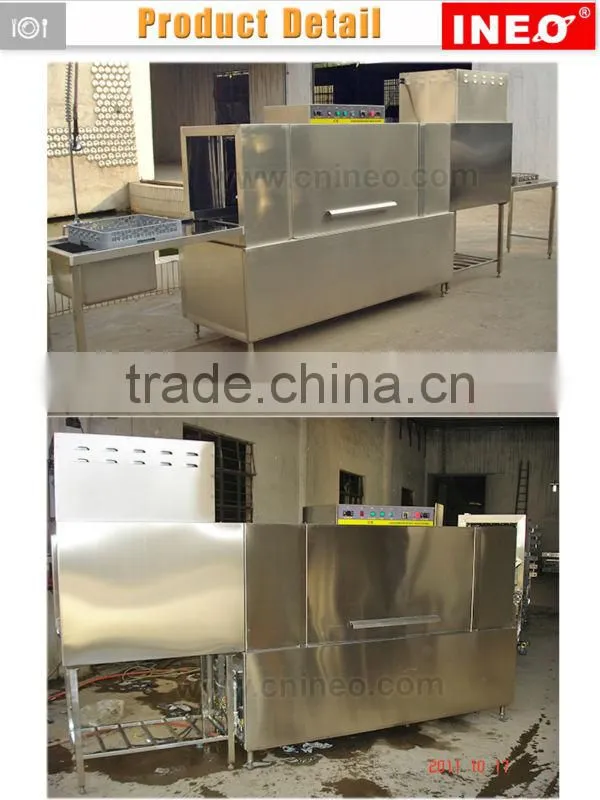 INEO Pass Through Restaurant Kitchen Dishwasher with Dryer HIGHT-C250+H9