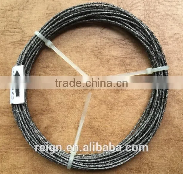 China supply high quality ring coil wire saw for foam cut