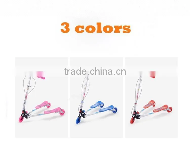 2017 New Cheap wholesale three wheels kick scooter for adults kids