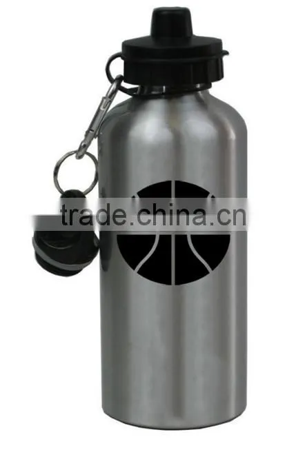 FDA approval aluminium Bicycle Water Bottle Screw Cap Outdoor Sports 750ML With Caribiner
