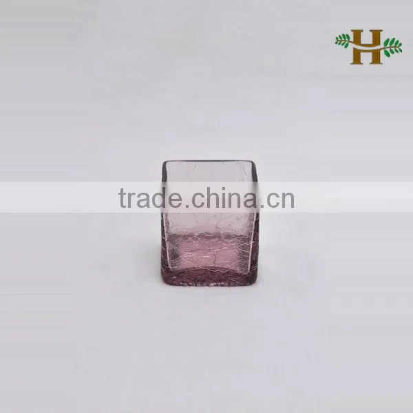 Chinese Factory Wholesale Price Red Small Square Vases
