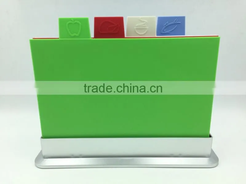 Plastic Cutting Board with Stand/holder