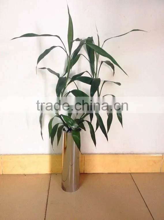 Impressive customary styled dome metal vases