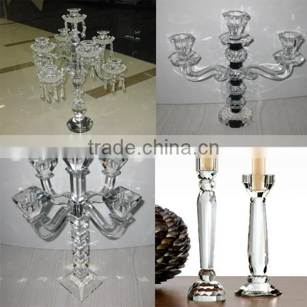 crystal lotus candle holder