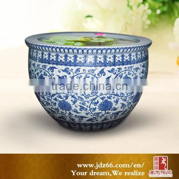 Lotus large Chinese garden pots