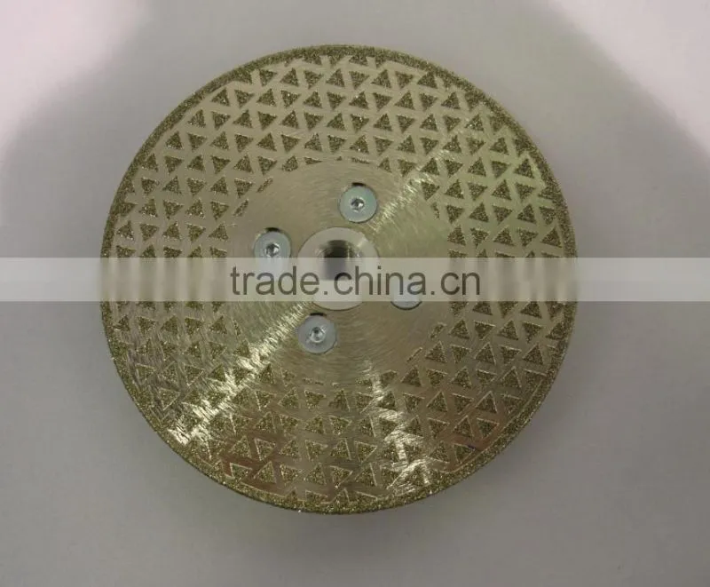 Special shape concave cutting discs for wood cutting /Electroplated Diamond Saw Blades