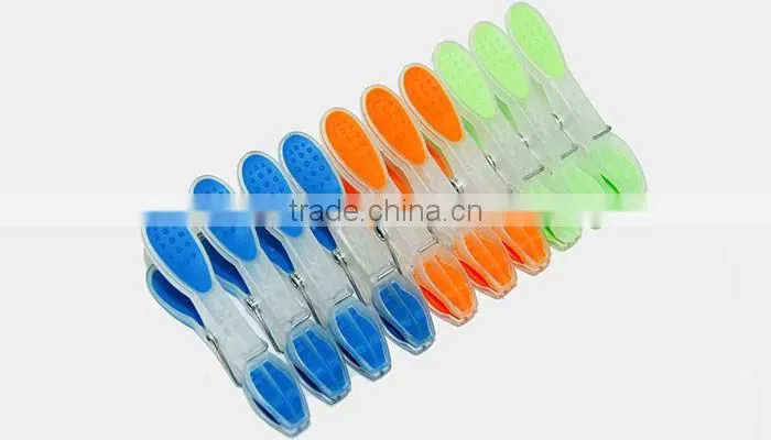 packed into plastic basket new material pretty TPR soft grip plastic peg
