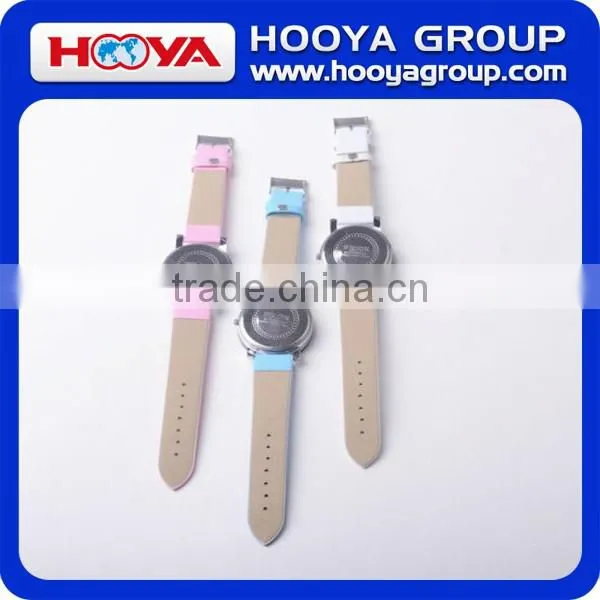 WQ13099 Fashionable Top Movement Watch Leather Strap Watch Various Colors leather wrist watch