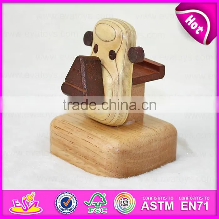 2015 Home decoration Animal eyeglass holders,wooden crafts animal style eyeglass holder,Christmas eyeglass holder toy W02A091