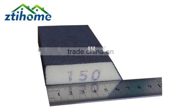 125*100*12mm Polyester film Sanding sponge for polishing Furniture