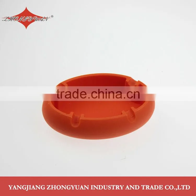 ZY-E3058 Hot Sale eco friendly Oval-shaped cigar cigarette tray silicone ashtray