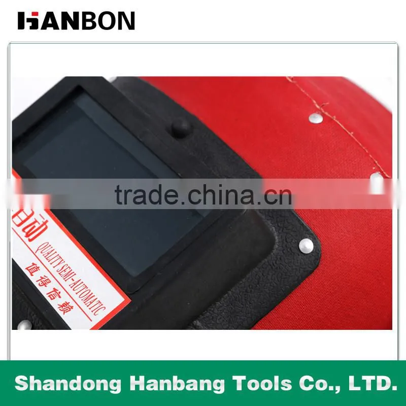 Professional semi-automatic weld mask with color changing