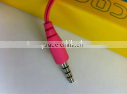 Flat wire typpe Stereo Earphone SUPER BASS MP3 MP4 Headphone earphone