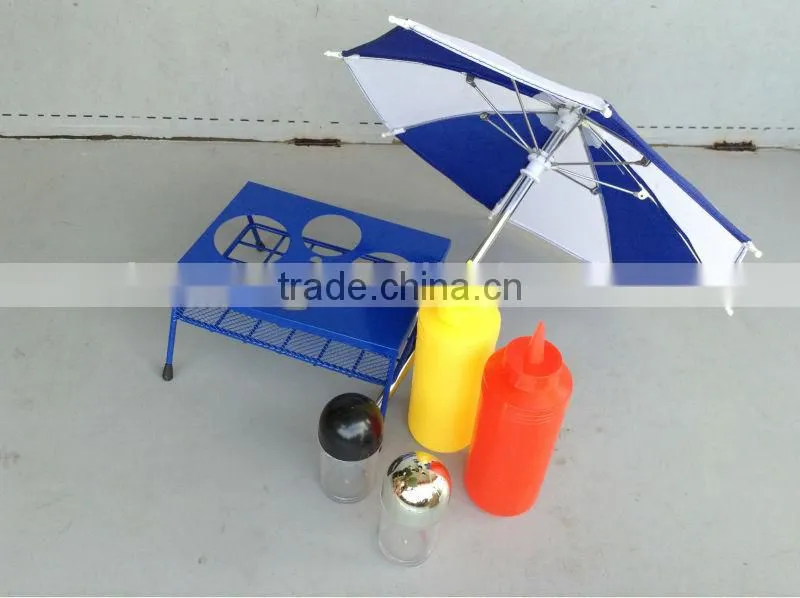 6pcs plastic BBQ condiment set