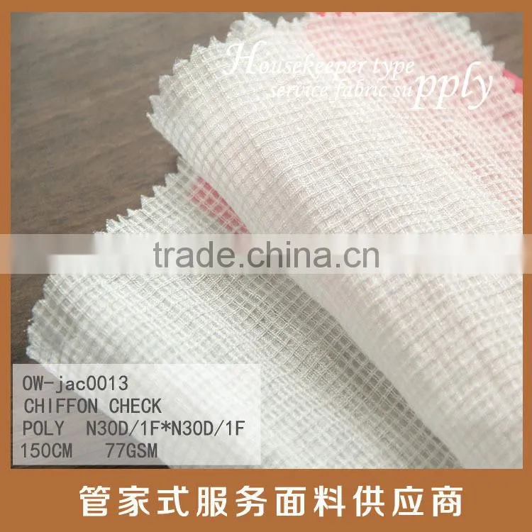 new fashion poly chiffon check hot new chiffon check
