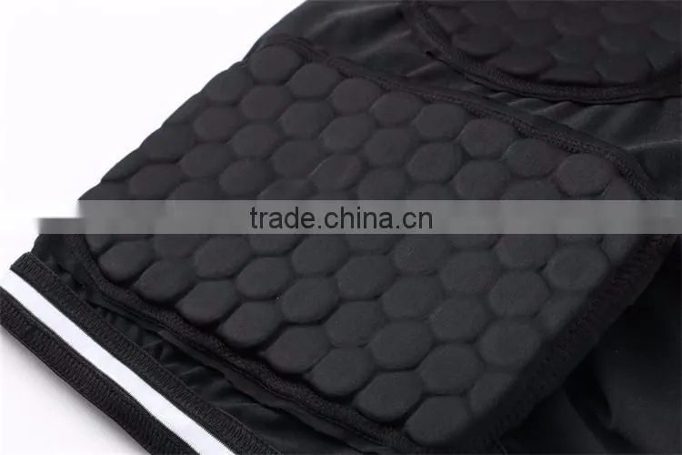 Spandex compression basketball padded shirt