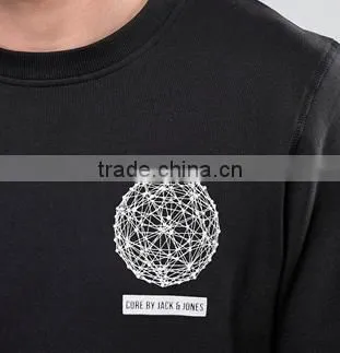 Crew Neck Sweat with Front and Back Print