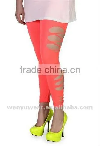 plus size seamless lazer cut leggings