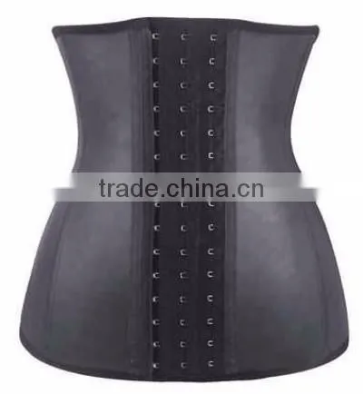 Instyles latex waist cincher latex lingerie wholesale gothic clothing underbust latex waist trainer 4color