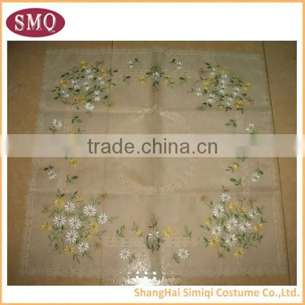 hot selling new design embroidery waterproof outdoor tablecloth