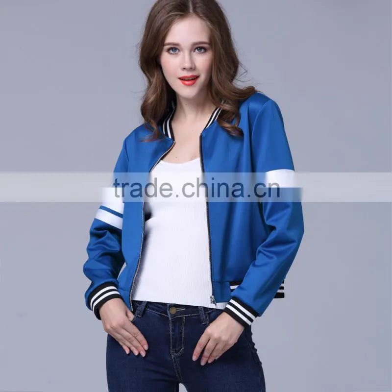 Tailor made up and down color Logo Printing Sport Jacket For Wholesale 2017
