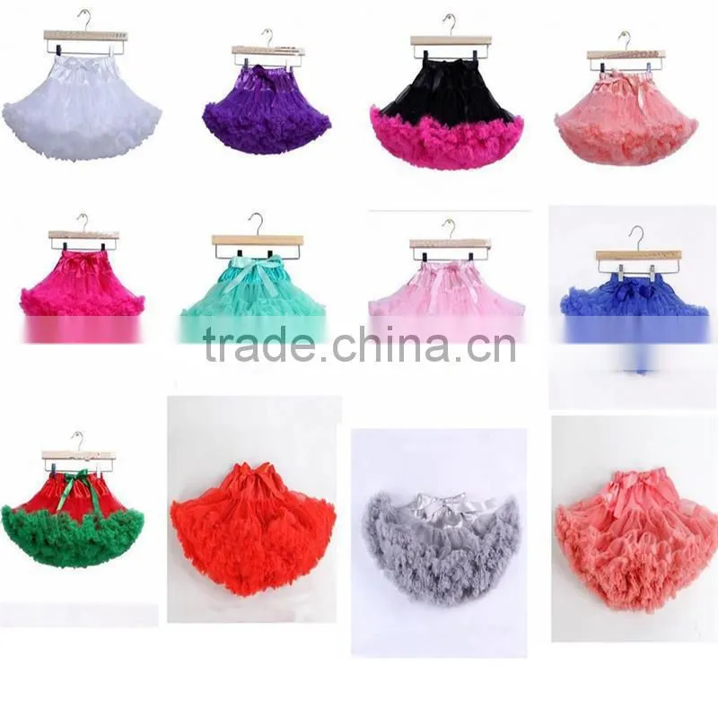 newest girls tutu skirt 3 layers baby girls princess skirts wholesale tutu petti skirt for girls
