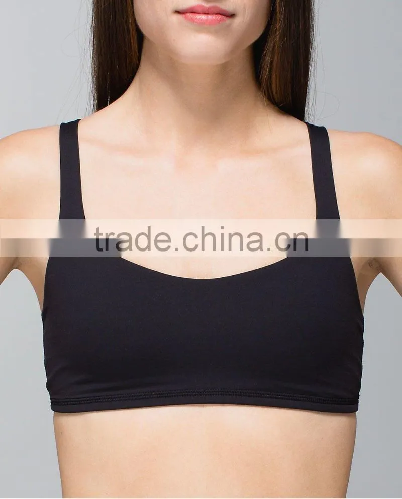 Open Back Lightweight Mesh Yoga Sports Bra