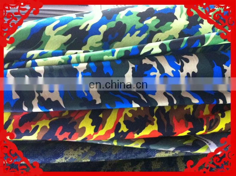 2014-2015 latest Italy design pattern 100%cotton Camouflage printed fabrics
