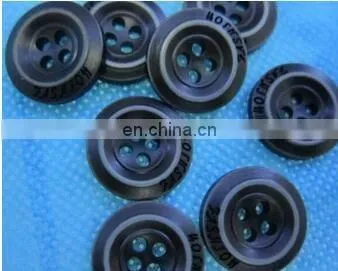 CLASSIC BLACK CLOTH BUTTON HOT SALES 15.5MM BAG BUTTON FASHION WORDS PRINTED BUTTON