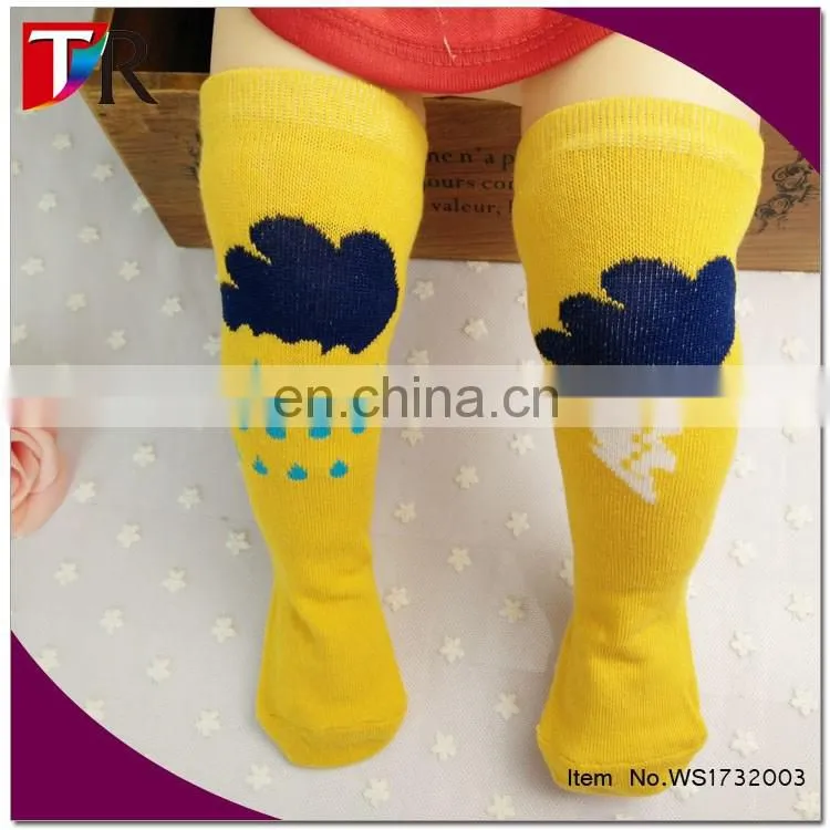 2017 best kids shiny cheveron lurex cotton socks girls school socks