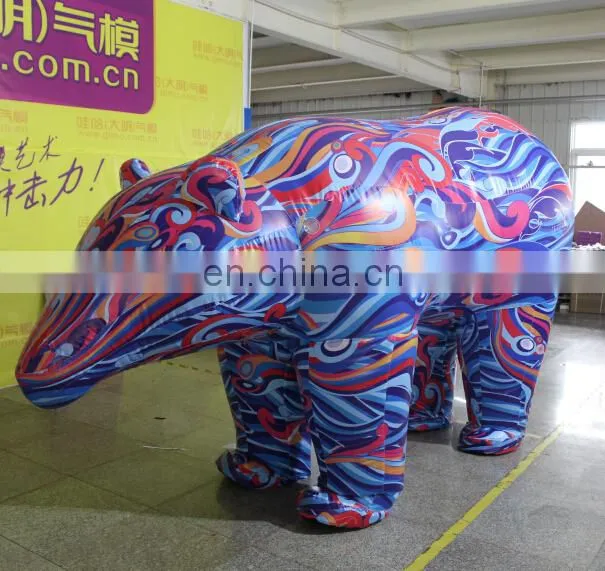 inflatable moving car cartoon for outdoors promotion