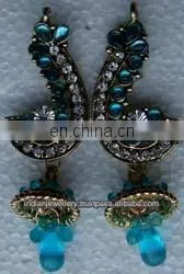 Fashion jewelry rhinestone earrings manufacturer, Fashion jewellery rhinestone earrings exporter