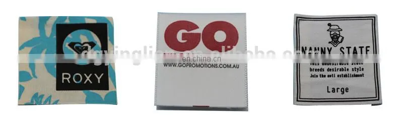 Various color woven clothing label manufacturer