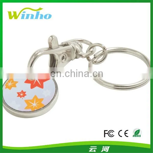 Trolley Token Key Rings with Business Logo