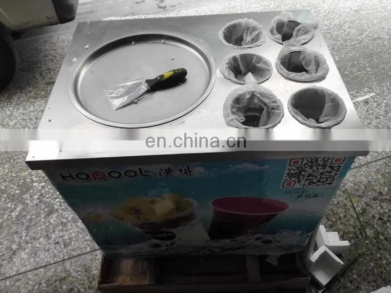 Hot sale cold stone table fry ice cream machine with best price and long service life